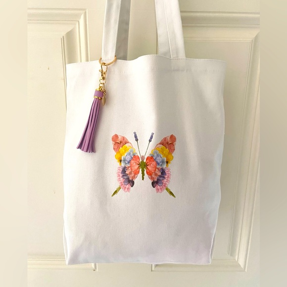 NWT. Set of bag + keychain/bag charm. Tote bag with removable keychain/bag charm - Picture 3 of 5